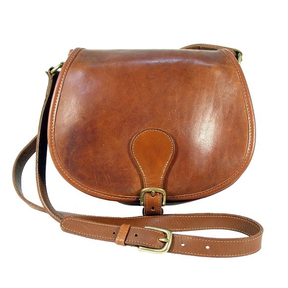 Coach Handbags - COACH Vintage British Tan Saddle Bag 2029 USA Rare